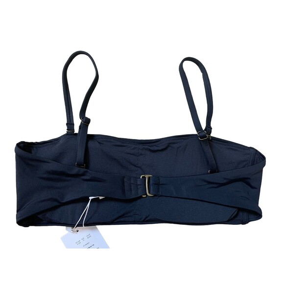 New! Andie Swim Size Med Women's Black The Bora Bora Bikini Top Removable Straps - Picture 11 of 13
